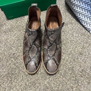 Jeffery Campbell Snakeskin Ankle Boots